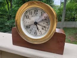 Vintage Brass Seth Thomas Nautical Clock E537-004 Ship Clock ...