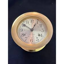 Brass Ships Clock-Seth Thomas | Chairish