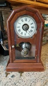 ANTIQUE USA SETH THOMAS BELL STRIKES WALL & STAND ALARM CLOCK WITH PENDULUM 1887 | eBay