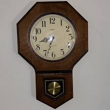 Vintage Howard Miller Westminster Chime Wall Clock WORKS And ...