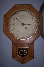 Seth Thomas Schoolhouse Regulator Wall Clock 8-Day ...