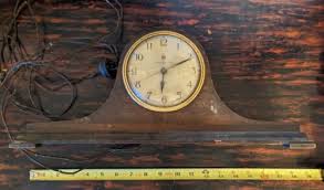 G E Telechron Electric Mantle Camelback Clock Minstrel ...