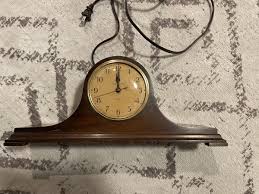 GE Telechron Electric Mantle Camel Back Clock 1930's | eBay