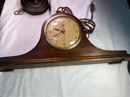 Vtg Warren Telechron Elec. Clock Wooden Works Good G18 | eBay