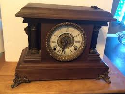 Antique E. Ingraham Co. Bristol, Conn. Column Mantel / Shelf Clock | eBay