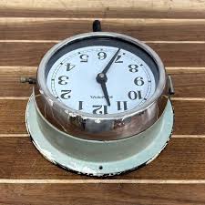 Nautical Clock with Original Conduit Wiring by Kappa - White Dial