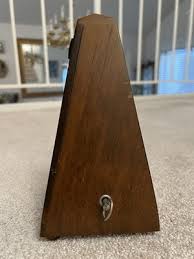 Vintage Wittner Wind Up Metronome Mahogany Wood Germany | eBay