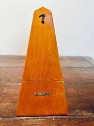 100% Original and Working Vintage Seth Thomas Key-wound Wood Metronome. Label. | eBay