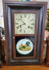 Antique Seth Thomas Mantel Clock: Rooster & Turtle Picture ...