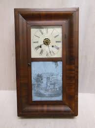 old WATERBURY CLOCK w/ Greenwood Cemetery Entrance ...