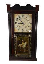 Sold at Auction: American Shelf Clock with Reverse Painting ...