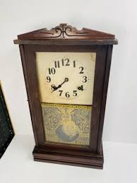 Water Clock Co Shelf Clocks With Gold Eagle And Globe ...