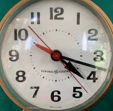 Vintage General Electric Alarm Electric Clock Spherical Design Works | eBay