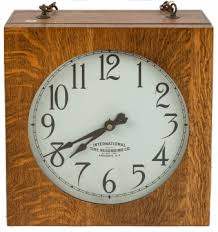 International Time Recording Co. Clock | Cottone Auctions