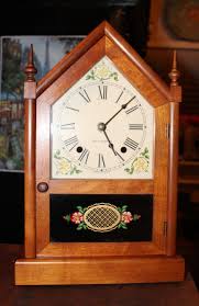 Vintage SETH THOMAS SHARON 7W WALNUT MANTEL CLOCK w/ Quartz ...