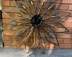 Rare Vintage 50s Westwood Chadwick Brass Metal Starburst Sputnik Clock Mid Century Modern Atomic Era - Etsy