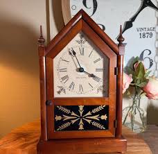 Seth Thomas Clock, Steeple, Shelf Clock, Quartz, 14.5", 1980s, Vintage WORKS B44-7-12 - Etsy Israel