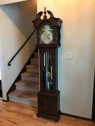 Lot # 2 - Nice "Seth Thomas" Grand Father Clock - Works - With Original Instruction Book - Adam's Northwest Estate Sales & Auctions