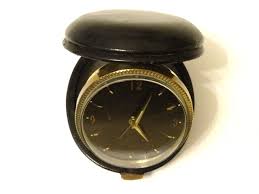 Vintage SWIZA SHEFFIELD Folding Travel Alarm Clock Oval Black Dial Leather Case | eBay Australia
