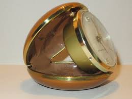 Vintage 1970's Westclox Round Travel Clock Leather Case W/original Paperwork - Etsy