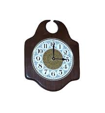 Wall Clock on a Solid Walnut Slab With Fancy Dial and Quartz Movement - Etsy