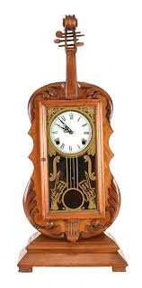 Sold at Auction: Seth Thomas Reissue Violin Shelf Clock