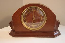 SETH THOMAS Console Art Deco Wood Mantel Clock CIRCA 1950s - Etsy Hong Kong