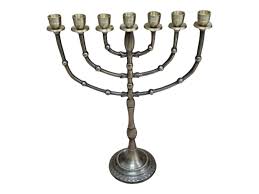 Solid Brass Jerusalem Temple Menorah: Antique Copper ...