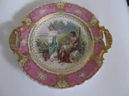 Lovely Victoria Portrait Plate Austria Fancy Cake Plates ...