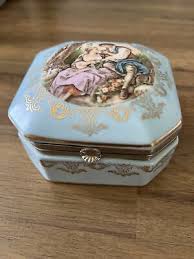 Norleans Japanese trinket box w/gold accents (baby Blue) | eBay