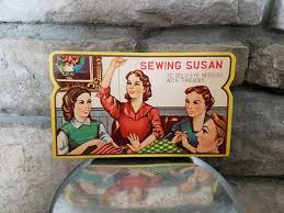 Vintage 1940's Sewing Needle Books - Sewing Susan - Our Pals - Japan Germany - Etsy