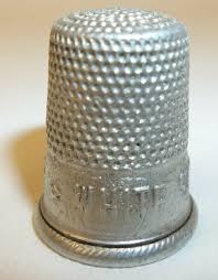 White Sewing Machines Advertising Sewing Thimble | eBay
