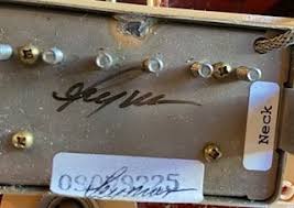 Gibson pickup number and signature - Gibson Gear - Gibson Brands Forums