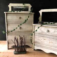 Vintage White Painted Doll Dressers (c.1900s) – Rush Creek Vintage