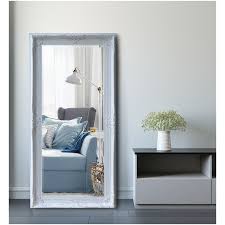 A and E Bath and Shower Kelowna Modern 33" W x 69" H Rectangular Wood Framed Bathroom Mirror | Ferguson Home