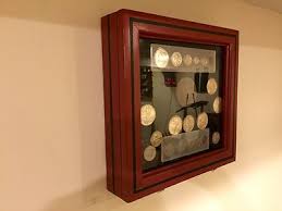 Artifact Display Case (Colonial Red With Black Pinstripes ...