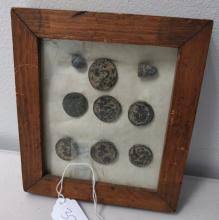 Sold at Auction: Framed Ancient Coins
