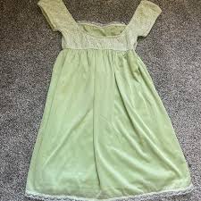UNIF womens pastel green babydoll dress very cute... | Depop