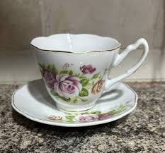 Chinese porcelain cup and saucer pink tea rose design | eBay