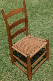 Southern Ladder Back Chair 18-19 C. Period Hand Worked ...