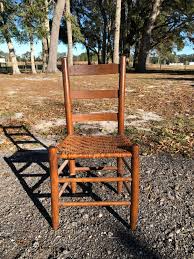 Antique Ladder Back Chair, Vintage Chair, Cane Seat, Side ...