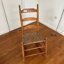 1940s Small Vintage Wooden Rocking Chair | Chairish