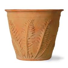 Capital Garden Fern 14" Round Fiberglass Planter Pot ...