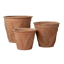 Fern Garden Pot in a Terracotta Finish – The Well Appointed ...