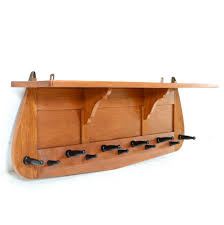 Art Deco Amsterdamse School Wall Coat Rack in Oak, 1920s ...