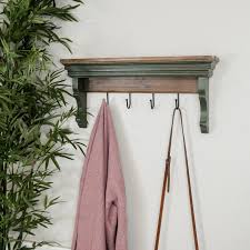 Primitive Shelf with Hooks - The Vintage Garden