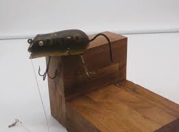 Shakespears' Swimming Mouse Wooden Lure ... VINTAGE 1920'S ...