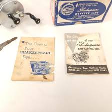 Shakespeare True Blue 1956 Vintage Fishing Reel With Box And ...