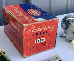 Vintage Shakespeare True Blue 1956 Level Fishing Reel w/ Box ...