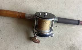 Vintage, fishing, rod and reel, conventional ocean/surf for ...